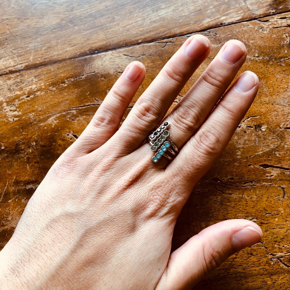Swarovski "Bar" Rings